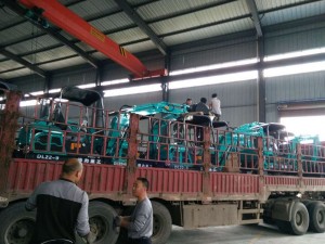 裝車完畢，準備發車